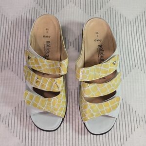 Solidus | Shoes | Solidus Comfort Mule Shoe Gaby Green Crocodile Print ...